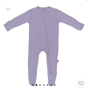 Kyte Baby Zippered Onesie in Taro